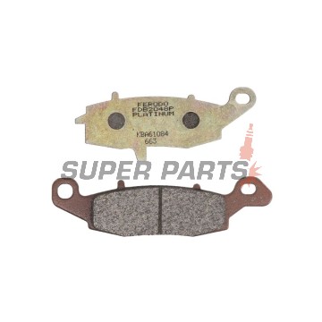 Накладки -FERODO- FDB2048P, Kawasaki ER-6 / Versys / KLR / VN / Z / Zephyr / ZR-7 650-1600 1996-2007, Suzuki V-Strom / Bandit / GSX 750F / SV 650 / Intruder 600-1500 1998-2015