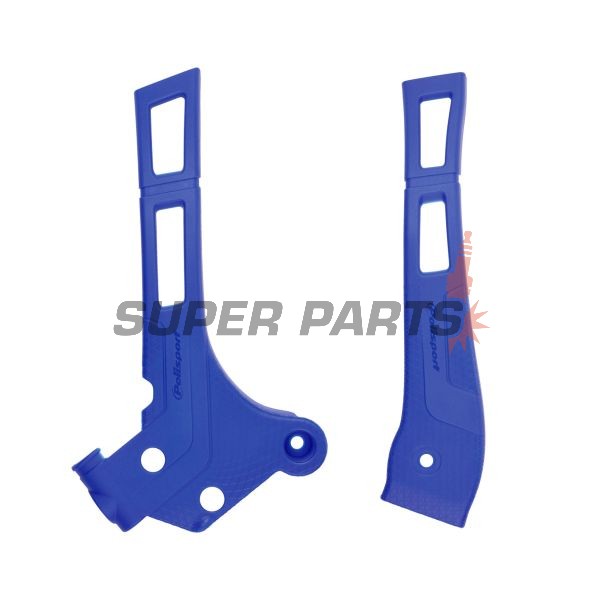 Протектори за рамка -POLISPORT- син, FANTIC XE; YAMAHA YZ 125/250 2005-2024