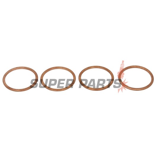Гарнитура за ауспух -WINDEROSA- Kawasaki KLZ 1000 2015-2019, Kawasaki Z 900 2018-2019, Kawasaki Z 1000 2010-2016, Kawasaki ZR 1000 2010-2016, Kawasaki ZX 750 1991-1995, Kawasaki ZX 1000 2011-2019, Kawasaki ZX-10R 1000 2004-2010