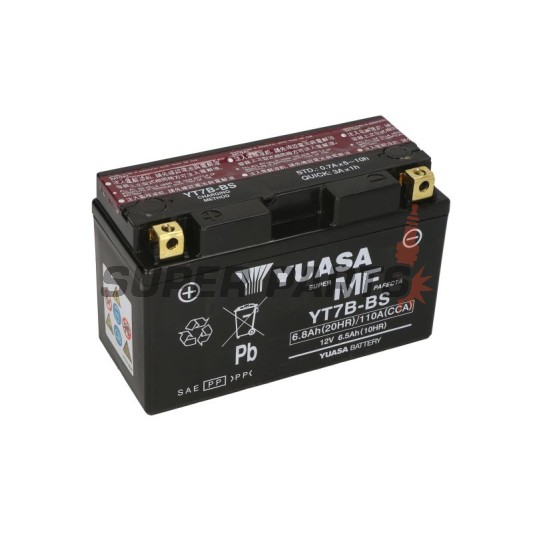 Акумулатор -YUASA- YT7B-BS, 7Ah 12V