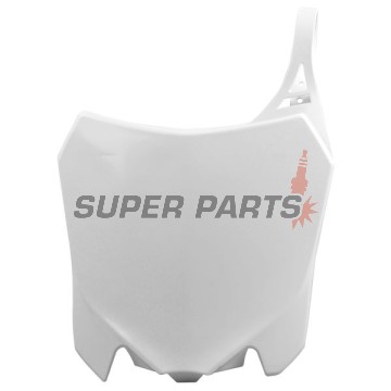 Мотокрос маска/табелка за номер -POLISPORT- бяла, HONDA CRF 250/450 2013-2017