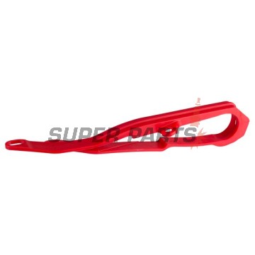 Плъзгач за верига -POLISPORT- червен, полиуретан, HONDA CR, CRF 125/250/450 2002-2009
