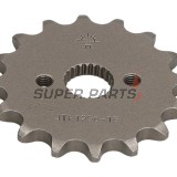 Преден пиньон -JT- JTF1256,16, 16 зъба, Honda CR 80 2003-2004, CR 85 2003-2007, CRF 50 2004-2016, CRF 70 2004-2012, XR 50 2000-2004, XR 70 2000-2003