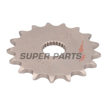 Преден пиньон -JT- JTF394,17, 17 зъба, Aprilia AF1 125 1988-1994, Classic 125 1996-1999, Climber 240/280/300 1989-1996, MX 125 2004-2007, червен Rose 125 1988-1999, RS 125 1993-2013, RX 125 1990-1997, 2000, 2008-2010, SX 125 2008-2010