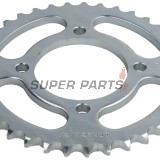 Заден пиньон -JT- JTR838,37, 37 зъба, стоманен, Yamaha DT 100 1976-1980, DT 125 1988, RD 125 1974-1976, RS 100 1976-1979, RSX 100 1995, T 105 1997-1998, YB 100 1978-1981, YBA 125 2007-2009, YBR 125 2005-2016