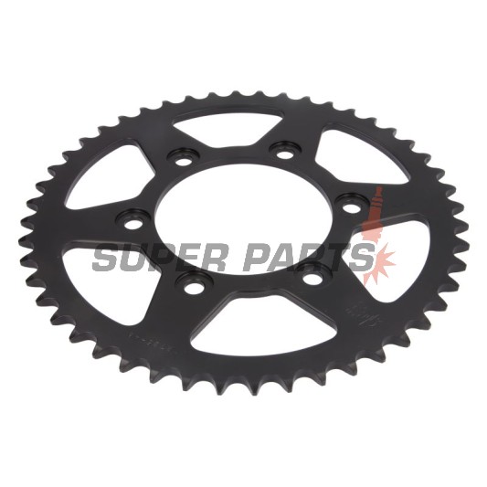 Заден пиньон -JT- JTR735,48, 48 зъба, стоманен, Ducati 851 851 1989-1992, 888 888 1993-1994, 900 900 1991-1997, 907 907 1991-1992, MH 900 2002, Monster 400 2001-2008, Monster 600 1994-2001, Monster 620 2002-2006, Monster 695 2007-2008
