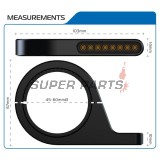 LED мигачи за предница комплект -OXFORD- DarkTurner, последователни, за монтаж на вилки
