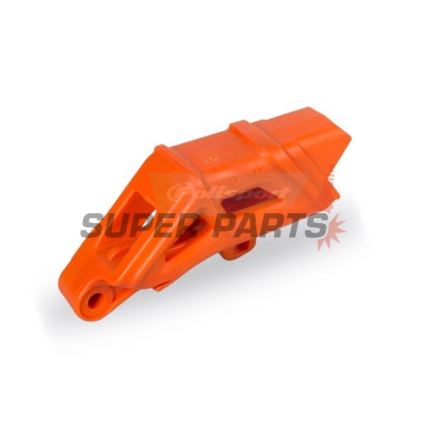 Водач за верига -POLISPORT- оранжев, полиуретан, KTM SX, XC 85/250/300 2008-2023