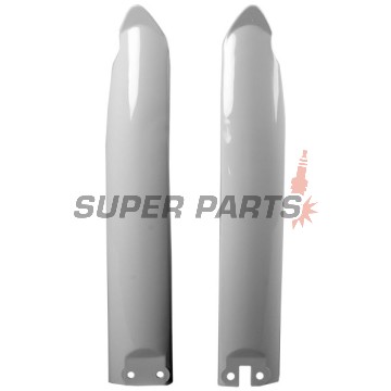 Протектори за предница (колове) -POLISPORT- бели, KAWASAKI KX 125/250/500 1994-2003