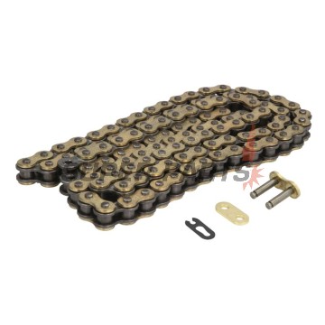 Верига -JT- JTC520HDRG&B110, размер 520, 110 звена, усилена, златна/черна