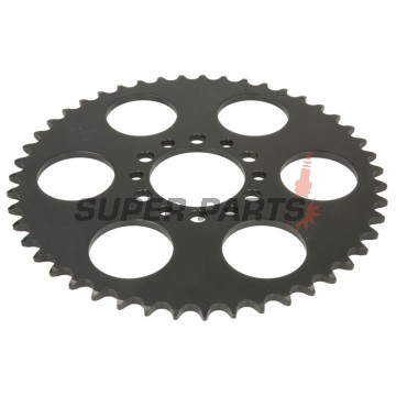 Заден пиньон -JT- JTR845,47, 47 зъба, стоманен, Yamaha DT 200 1985, IT 125 1980-1981, IT 175 1977-1979, SR 250 1980-1996, SRX 250 1987, TT 250 1980-1982, XT 250 1980-1992, YZ 100 1976-1981, YZ 125 1977