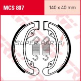 Накладки (челюст) -TRW- MCS807, 140x40mm, Honda CB/CBX/CM/VT - 1978-1989, 250-500cc
