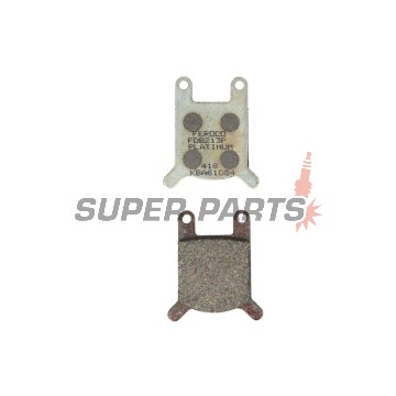 Накладки -FERODO- FDB213P, Beta MS50 Squirrel50 Fantic Strada Super Six 50 Garelli Ciclone 50N Hercules Lotus80SA Horex Rebell80 N/Sport/T Malaguti Chopper Fifty Grizzly LX RCW VA WC Puch Cobra GS GTL Imola Lido Maxi Mini Maxi Monza P1 Pionier Ranger TT