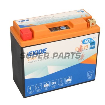 Акумулатор -EXIDE- ELT12B, 60Wh (5Ah), 12V, Lithium-ion