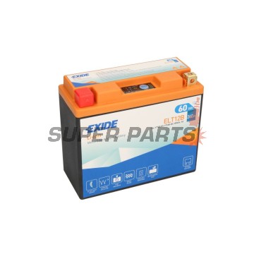 Акумулатор -EXIDE- ELT12B, 60Wh (5Ah), 12V, Lithium-ion