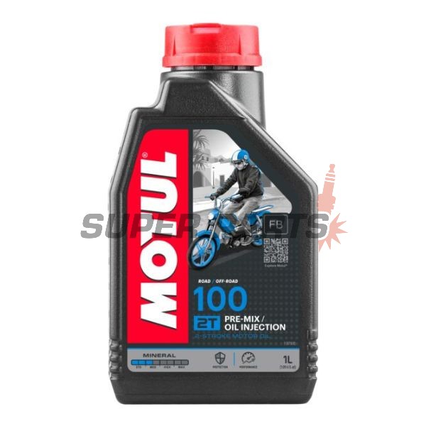 2-тактово масло -MOTUL- 100, 2T, минерално, 1L