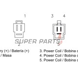 Реле за зареждане -DZE- реле-регулатор, 12V, 35A, HONDA NX 650 1994-2002