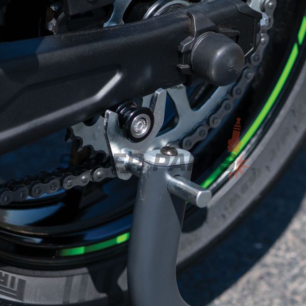 Въртящи ролки за мото стойка -OXFORD- Spinners M12 x1.25, черни