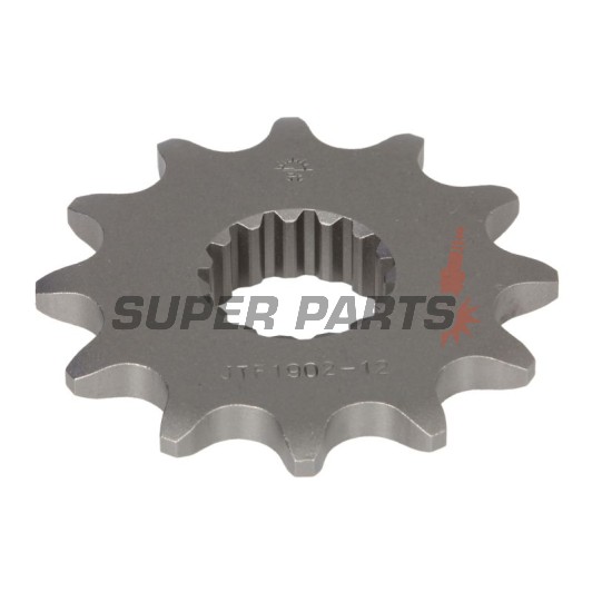Преден пиньон -JT- JTF1902,12, 12 зъба, Husqvarna Svartpilen 701 2019, KTM Adventure 640 1999-2007, Adventure 790 2019, Duke 640 2000-2006, Duke 690 2008-2019, Enduro 690 2008-2018, LC4 400 1997-2001, LC4 640 1999-2007