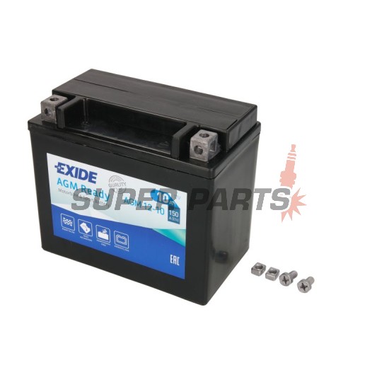 Акумулатор -EXIDE- YTX12-BS READY, 10Ah 12V
