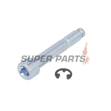 Болт / водач за спирачен апарат -4 RIDE- преден, Gas Gas MC 65 2021, Husqvarna TC 65 2018-2021, KTM SX 65 2002-2022, SX 85 2003-2011, SX 105 2004-2011, SXS 65 2013-2014, XC 65/85/105 2008-2009
