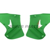 Предни странични пластмаси -POLISPORT- зелени, KAWASAKI KX 125/250 2003-2008