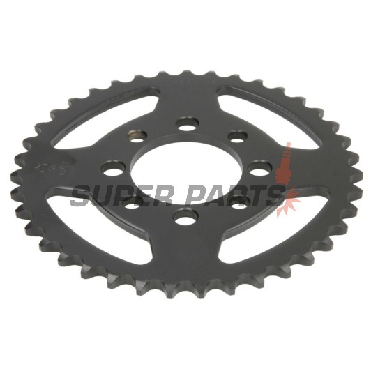 Заден пиньон -JT- JTR801,39, 39 зъба, стоманен, Kawasaki AE 50 1982-1983, AE 80 1981-1983, AR 50 1981-1983, AR 80 1982-1983, KLX 110 2002-2020, Z 125 2019-2020, Suzuki DR-Z 110 2003-2005, FM 50 1980-1998, FR 70 1975-1987, GT 50 1977-1980