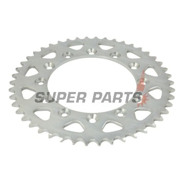 Заден пиньон -JT- JTR245/2,46, 46 зъба, стоманен, Gilera RC 600 1989-1992, Honda CB 250 1982-1984, 1996-2001, NSR 250 1986-1987, NX 250 1988-1990, VTR 250 1998, 2009-2012, VTZ 250 1988, XL 350 1984-1987, XL 500 1979-1981, XL 600 1983-1987