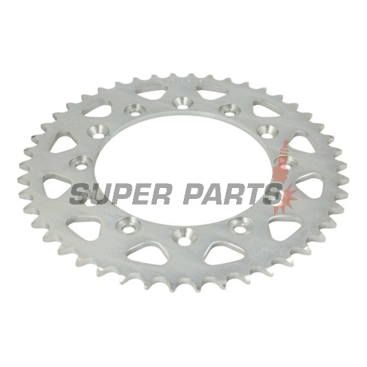 Заден пиньон -JT- JTR245/2,46, 46 зъба, стоманен, Gilera RC 600 1989-1992, Honda CB 250 1982-1984, 1996-2001, NSR 250 1986-1987, NX 250 1988-1990, VTR 250 1998, 2009-2012, VTZ 250 1988, XL 350 1984-1987, XL 500 1979-1981, XL 600 1983-1987