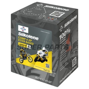 Двигателно масло -SILKOLENE- 15W50 - XP, полу-синтетика + естер, 4L CUBE