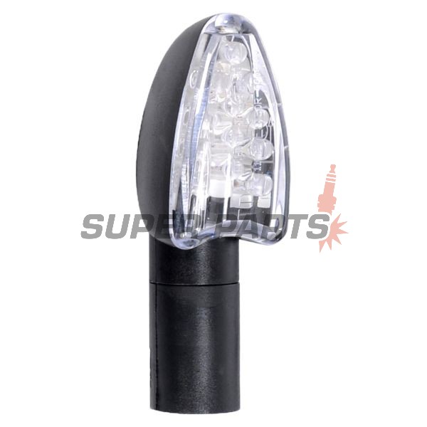 Мигачи комплект -OXFORD- Signal 15, късо рамо, 12 LED, черни