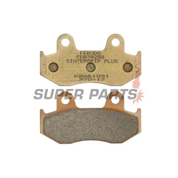 Накладки -FERODO- FDB382SG, Honda ATC250R/350X, CH250 Spacy/Elite, CN250 Helix, CR50R/125R/250, FTR250, Lead100, MTX125, NES125/150, RX250RE, SCV100 Lead, SH125/150, TRX250R, XL250R/350R/600R, XLR250R, XR250R/350R/500R/600R, Peugeot Elyseo 125