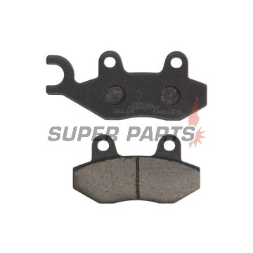 Накладки -FERODO- FDB2087EF, Honda CBF/NSR/VT Shadow/XL Varadero 75-250 1992-2013; Keeway Speed 125/150 2006; Kawasaki Eliminator/KLX/KVF/KX/Z 65-400 1997-2020; Kymco Agility/Dink/Grand Dink/Like/Movie/Pulsar/Quannon/Super9/Yager/Zing 50-250 1997-2019; MZ