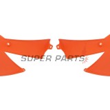 Предни странични пластмаси -POLISPORT- оранжеви, KTM SX 65 2002-2008
