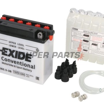 Акумулатор -EXIDE- 12N5.5-3B, 6Ah 12V