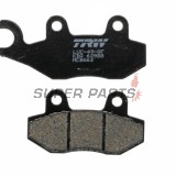 Накладки -TRW- MCB663, Honda CBF/NSR/VT Shadow/XL Varadero 75-250 1992-2013; Keeway Speed 125/150 2006; Kawasaki Eliminator/KLX/KVF/KX/Z 65-400 1997-2020; Kymco Agility/Dink/Grand Dink/Like/Movie/Pulsar/Quannon/Super9/Yager/Zing 50-250 1997-2019; MZ RT 12