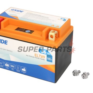 Акумулатор -EXIDE- ELTX9, 36Wh (3Ah), 12V, Lithium-ion