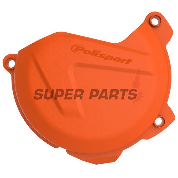 Предпазител за капак на съединителя -POLISPORT- оранжев, KTM EXC-F, SX-F, XC-F, XCF-W 250/350 2013-2016