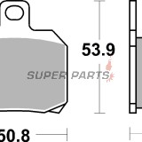 Накладки -BREMBO- 07BB20CC, Aprilia RSV / Tuono / Capo Nord, Benelli TNT / Tornado / TreK, Ducati Monster / Multistrada / 1098 / 1198 / Hypermotard / Sportclassic, Honda FES / ST, KTM RC8 / Super Duke, Moto Guzzi Breva / Nevada / V7, Piaggio Beverly / X8