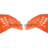 Предни странични пластмаси -POLISPORT- оранжеви, KTM SX 65 2009-2015