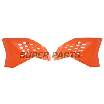 Предни странични пластмаси -POLISPORT- оранжеви, KTM SX 65 2009-2015