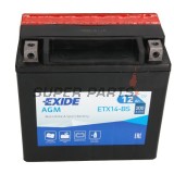 Акумулатор -EXIDE- YTX14-BS, 12Ah 12V