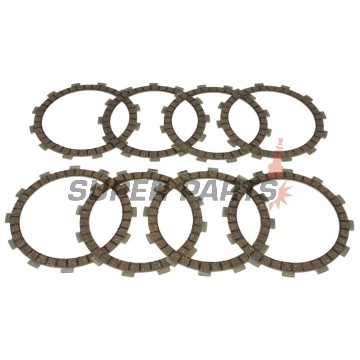 Съединител комплект (дискове) -TRW- MCC208-8, Kawasaki GPZ/ZXR/ZX-7R/ZX-9R, KLR 650, KX 250, VN Vulcan 750-900, W 650/800, Z 750, Suzuki RM 250 (1976-2017)