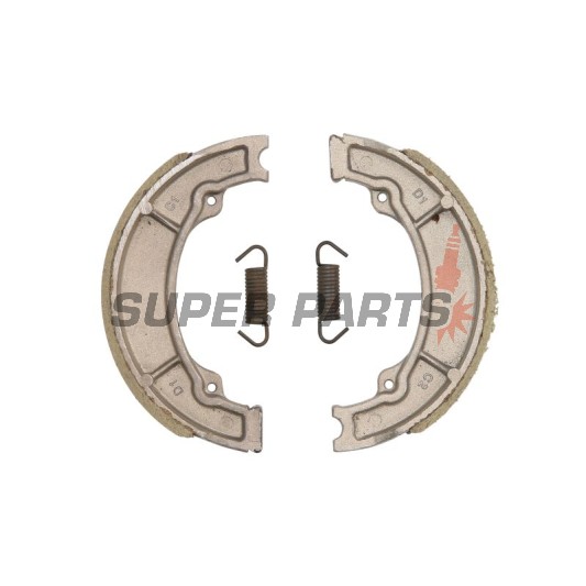 Накладки (челюст) -FERODO- FSB733A, 130x28mm, Aprilia Scarabeo 100 (2000), MBK Ovetto/Nitro 100 (2000-2003), Peugeot Tweet 125/150 (2010), Sachs Roadster 125 (2000-2003), Yamaha BW’s/Ovetto/Aerox 100 (1999-2003), DT 80 (1981-1997), RD 125 (1982-1984), S