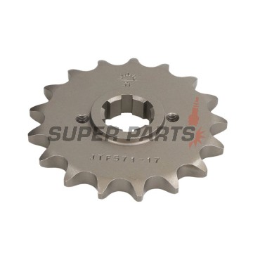 Преден пиньон -JT- JTF571,17, 17 зъба, Yamaha FJ 600 1984-1985, FZ 600 1986-1989, XJ 400 1982, XJ 550 1981-1985, XJ 600 1984-1991, XS 250/400 1982, YX 600 1986-1990