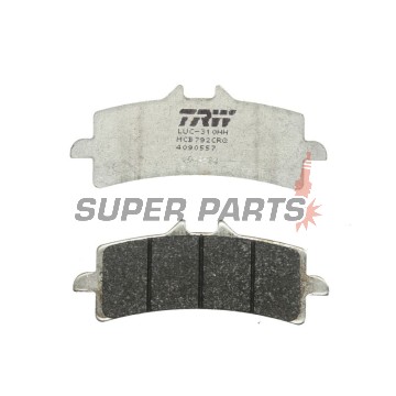 Накладки -TRW- MCB792CRQ, Ducati 848/1098/1198/1299, Hypermotard 1100, Monster 1200, Multistrada 1200/1260, Panigale 1199/1299, Streetfighter 1099, Husaberg FS 650, Husqvarna FS 450 / Nuda 900, Kawasaki H2 / ZX-10R / Z1000, KTM 450/690/990/1190/1290, Suzu