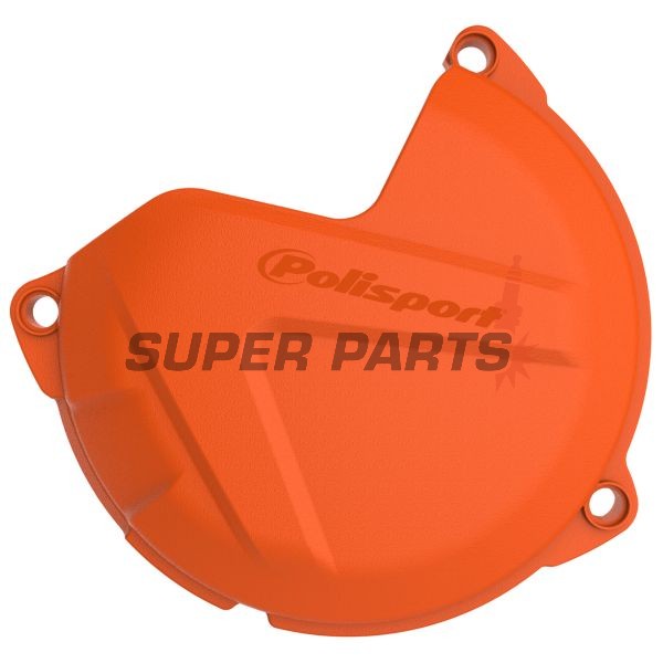 Предпазител за капак на съединителя -POLISPORT- оранжев, KTM EXC, SX, XC, XC-W 125/200 2009-2016