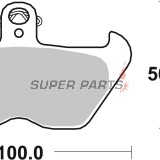 Накладки -BREMBO- 07BB24SA, BMW GS/RT/RS, Ducati Monster, Aprilia RS/Tuareg, Cagiva Mito, KTM LC4 & Beta Evo (1988-2013)