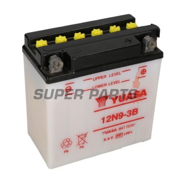 Акумулатор -YUASA- 12N9-3B, 10Ah 12V