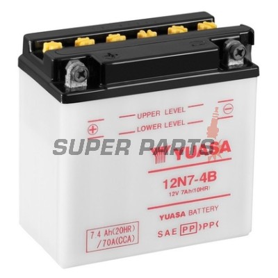 Акумулатор -YUASA- 12N7-4B, 7Ah 12V